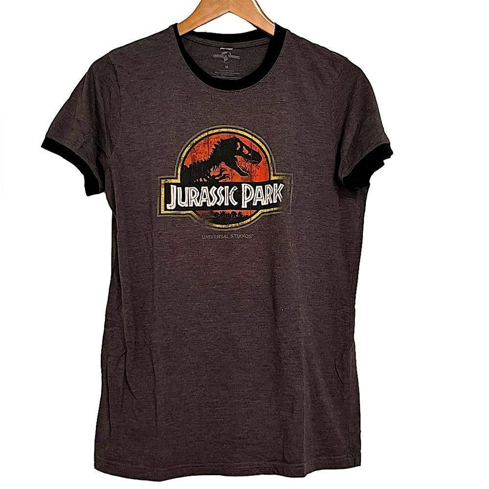 🌴 Universal Studios Jurassic Park Retro Ringer Tee